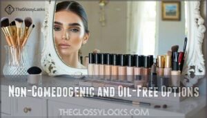 non-comedogenic and oil-free options