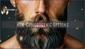 non-comedogenic options