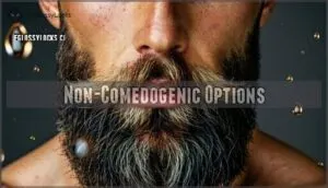 non-comedogenic options