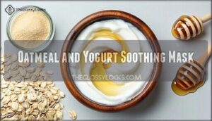 oatmeal and yogurt soothing mask