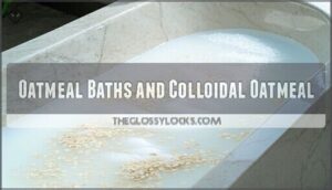 oatmeal baths and colloidal oatmeal