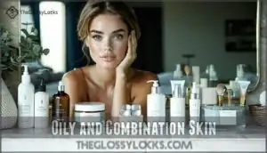 oily and combination skin