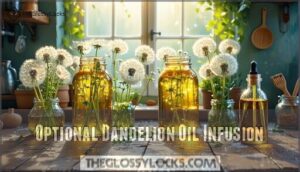 optional dandelion oil infusion