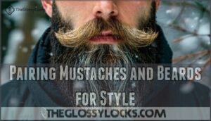 pairing mustaches and beards for style