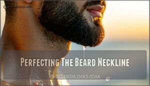perfecting the beard neckline