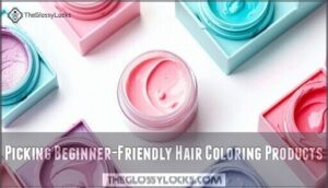 picking beginner-friendly hair coloring products