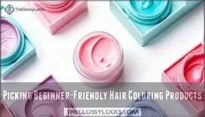 picking beginner-friendly hair coloring products