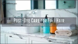 post-dye care for fine hair