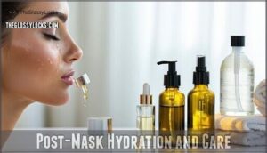 post-mask hydration and care