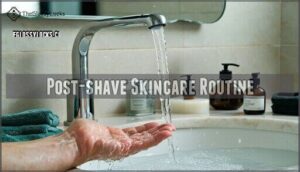 post-shave skincare routine