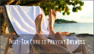 post-tan care to prevent dryness