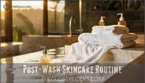 post-wash skincare routine