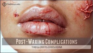 post-waxing complications