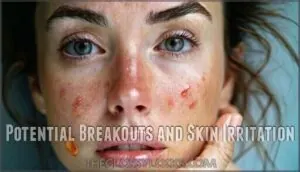 potential breakouts and skin irritation potential breakouts and skin irritation