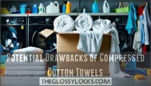 potential drawbacks of compressed cotton towels