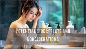potential side effects and considerations