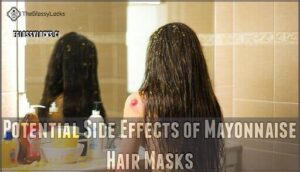potential side effects of mayonnaise hair masks