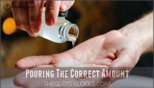 pouring the correct amount