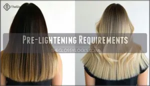 pre-lightening requirements pre-lightening requirements