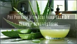 pre poo hair with aloe vera