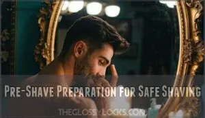 pre-shave preparation for safe shaving pre-shave preparation for safe shaving