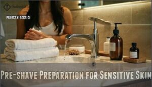 pre-shave preparation for sensitive skin