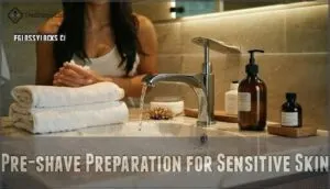 pre-shave preparation for sensitive skin