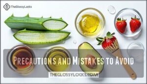 precautions and mistakes to avoid