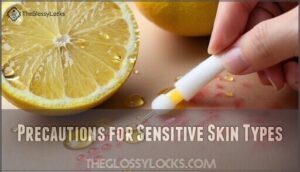 precautions for sensitive skin types
