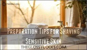 preparation tips for shaving sensitive skin