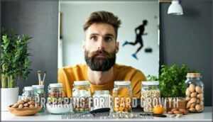 preparing for beard growth