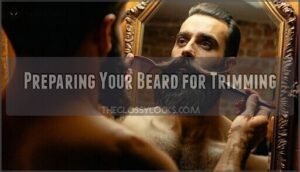 preparing your beard for trimming