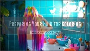 preparing your hair for coloring