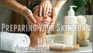 preparing your skin for a mask