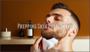 prepping skin post-shave