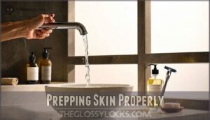 prepping skin properly