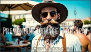 preventing damage from heat and sun