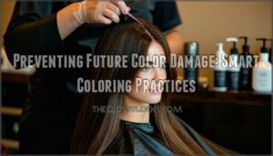 preventing future color damage: smart coloring practices
