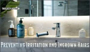 preventing irritation and ingrown hairs