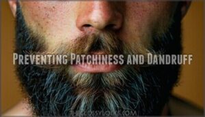 preventing patchiness and dandruff