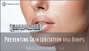 preventing skin irritation and bumps
