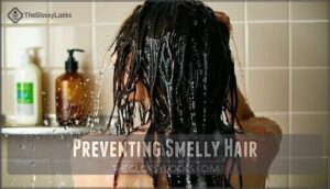 preventing smelly hair