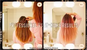 professional vs at-home results professional vs at-home results