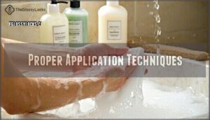 proper application techniques