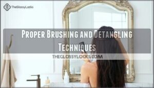 proper brushing and detangling techniques