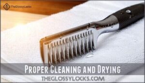 proper cleaning and drying