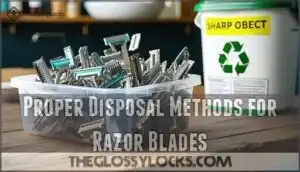 proper disposal methods for razor blades