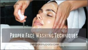 proper face washing techniques