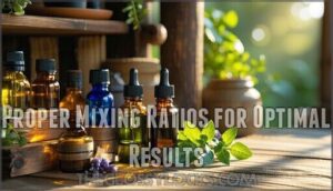 proper mixing ratios for optimal results