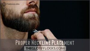 proper neckline placement